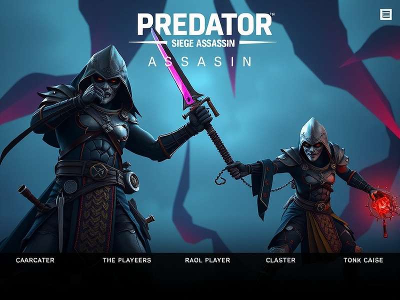 Predator Siege Assassin character selection screen